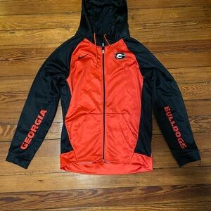 Nike Georgia Bulldogs Red and Black Hoodie